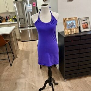 Victoria Secret Halter Mini Dress in Vibrant Purple